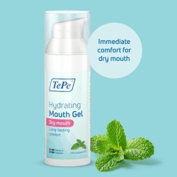 TePe Hydrating Mouth Gel for Dry Mouth with Mild Peppermint - Easy On-The-Go