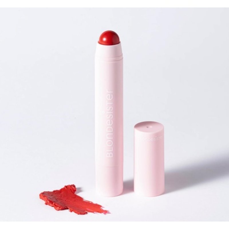 BLONDESISTER 2 in 1 IT'S UP TO YOU LIP OR CHEEK FIRE RED 03 Vegan 3.5g
