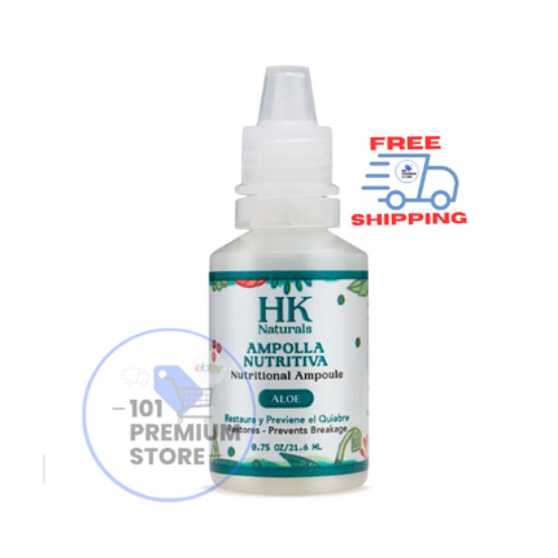 Ampoule HK Naturals Nutritive With Aloe Restores and Prevents Breakage 0.75 Oz