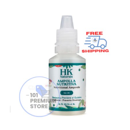 Ampoule HK Naturals Nutritive With Aloe Restores and Prevents Breakage 0.75 Oz