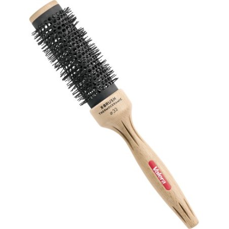 Valera X-BRUSH THERMOCERAMIC 33mm Round Brush Beechwood Handle Swiss TOP-Price
