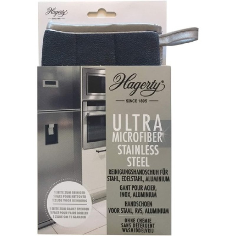 Hagerty Microfiber Gloves Stainless Steel