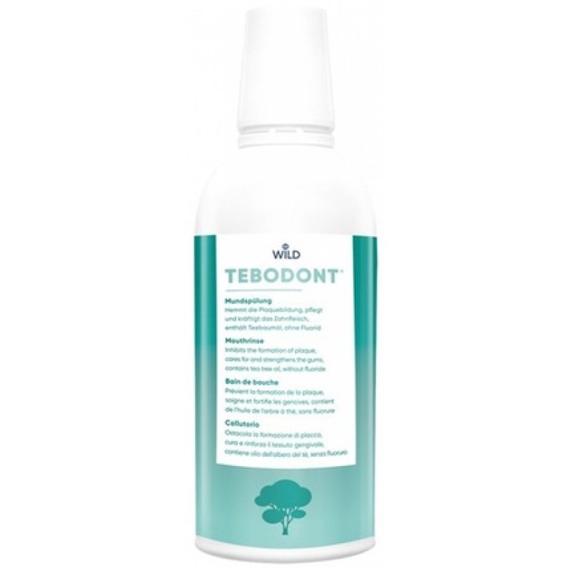Wild Tebodont Mouthwash 500ml with Tea Tree Oil