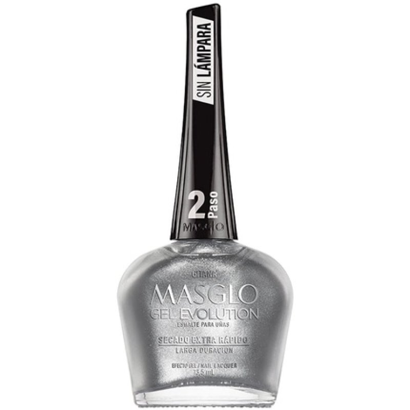 MASGLO GEL EVOLUTION Nail Polish Gel Effect No UV/Led Lamp Required Lasts up to 12 Days Gitana