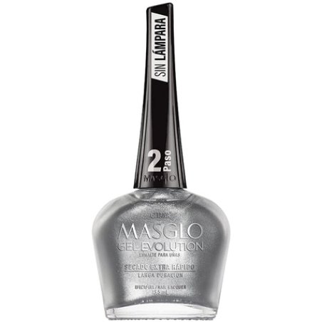 MASGLO GEL EVOLUTION Nail Polish Gel Effect No UV/Led Lamp Required Lasts up to 12 Days Gitana