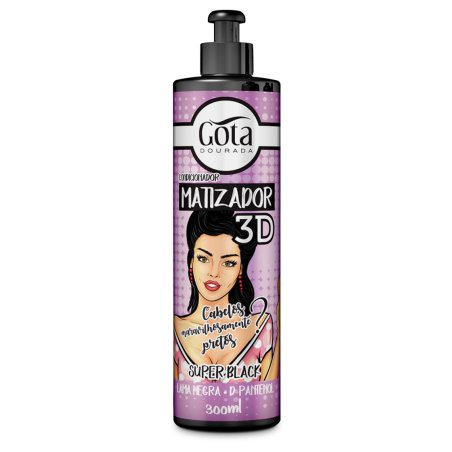 Gota Dourada Matting 3D Noir 300 ml