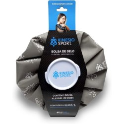 Kinesiosport Flexible Waterproof Ice Bag 1L Grey