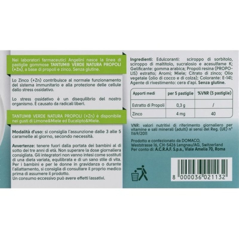 Tantum Verde Natura Past Eu&mi