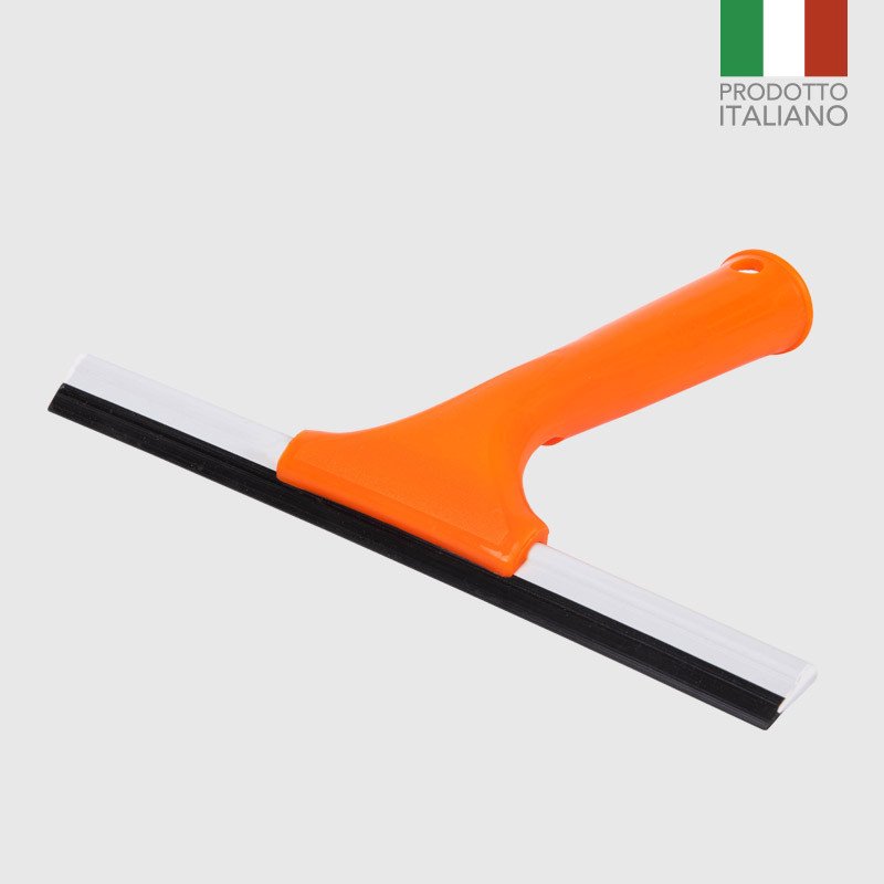 La Briantina Ettore Wiper for Cleaning Glass and Mirrors with Rubber Width 25 cm