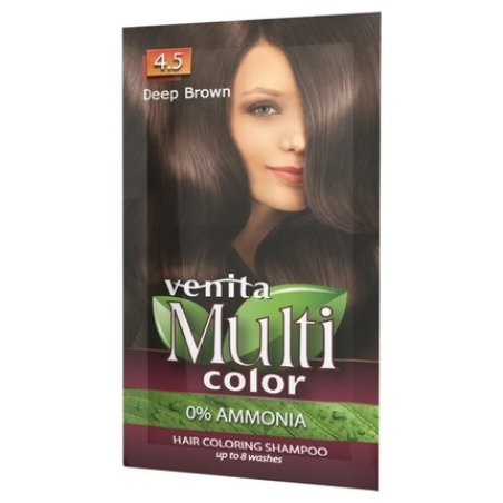 Venita Temporary Hair Colour Shampoo Dye Sachet up to 8 Washes with Hair Conditioning