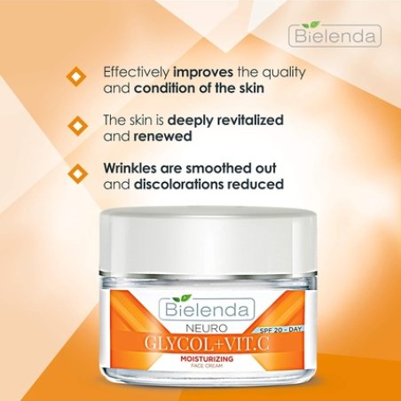 Bielenda Neuro Glicol Moisturising Face Cream - Smooths Wrinkles