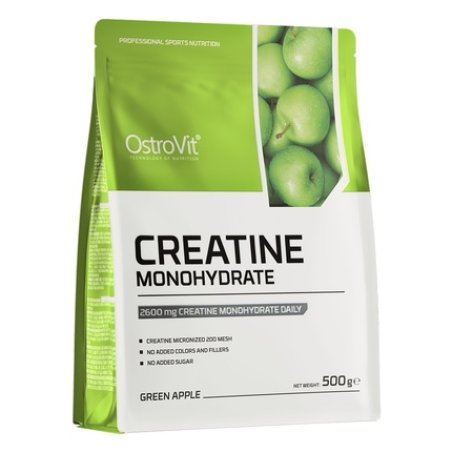 Ostrovit Creatine Monohydrate Green Apple 500g - Sports Nutrition Supplement
