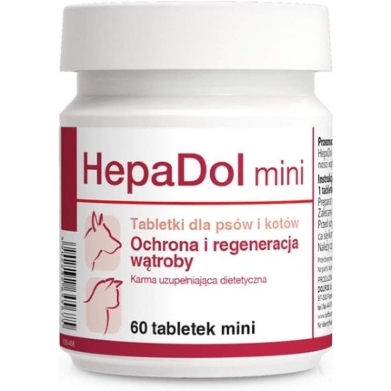 Hepadol Mini Liver Tablets for Dogs and Cats 60 Tablets