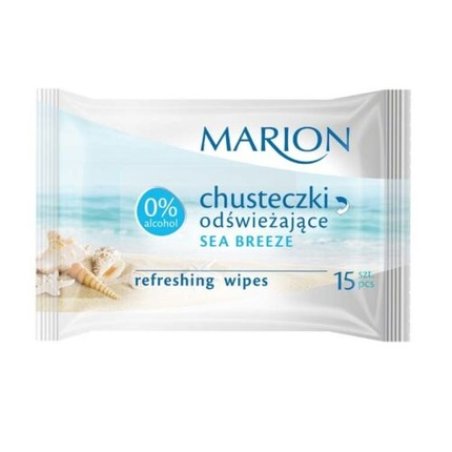 Marion Refreshing Wipes Sea Breeze 15 Pieces