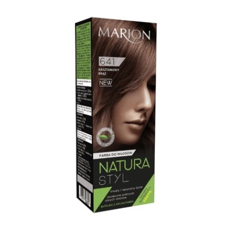 Marion Premium Chestnut Brown Hair Color Kit - 80ml Color Cream & 10ml Conditioner