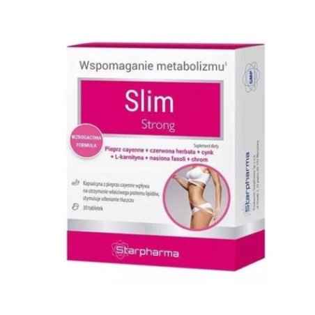 Slim Strong 30 Tablets SlimStrong Metabolism