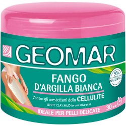 GEOMAR White Clay Mud Against Cellulite Imperfections Sensitive Skin 95% Natural Origin With Tris Salts Sea Salt Epsom