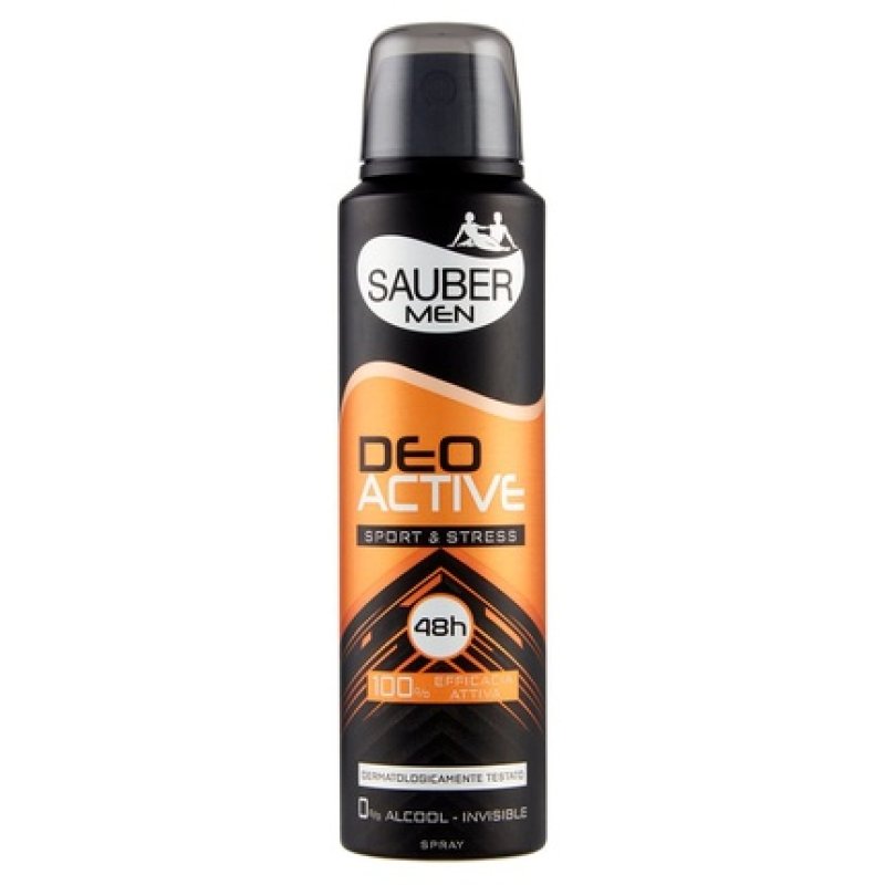 Sauber Deoactive Men Spray Sport & Stress 150ml