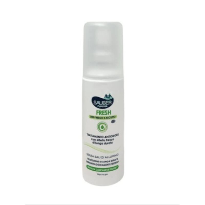 Sauber Fresh Deodorant Anti-Odor Treatment 48h Spray 100ml