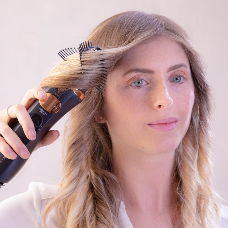 Bellissima My Pro Miracle Wave GH19 1100 Forming Airbrush, Creates Soft and Natural Waves with Hair Protection,