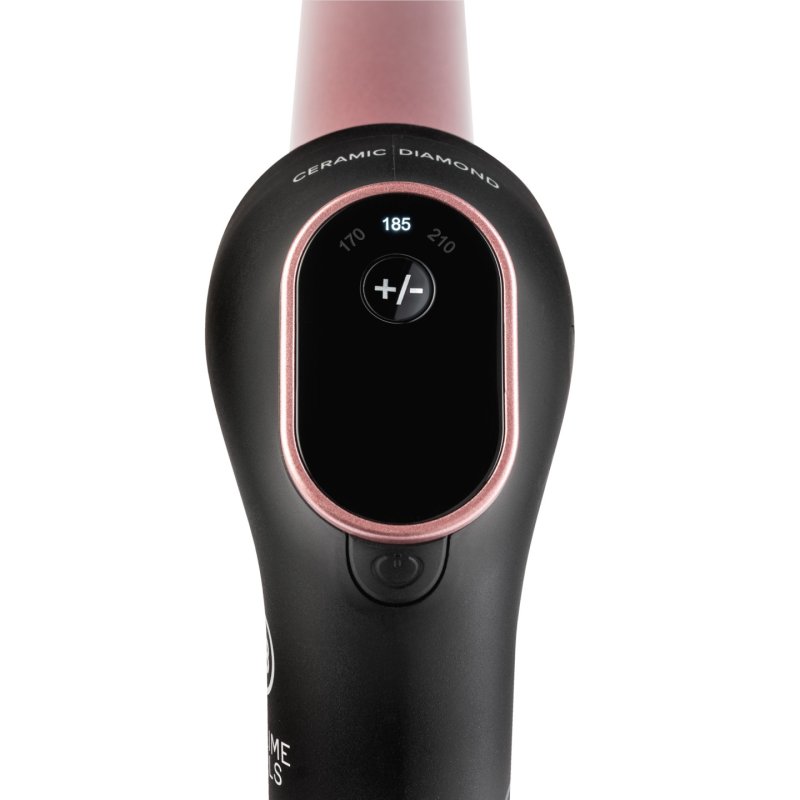 Bellissima 11855 brosse soufflante et fer à lisser Fer à friser À chaleur Noir, Rose 64 W 1,8 m