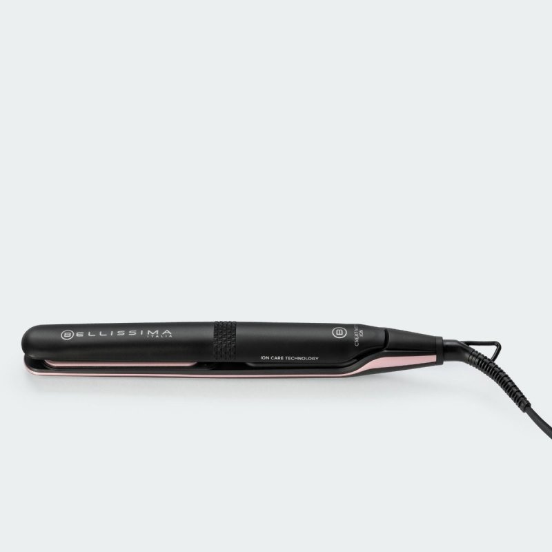 Bellissima Creativity Ion Hair Straightener with Ionizer, Ceramic Coating Diamond Particles Keratin, Flexible