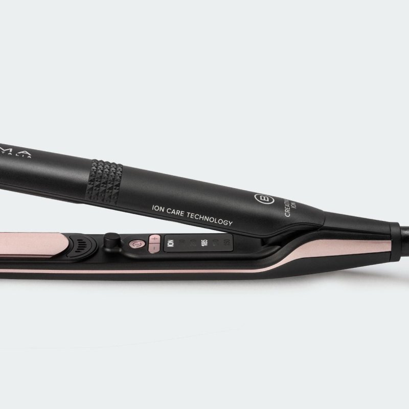 Bellissima Creativity Ion Hair Straightener with Ionizer, Ceramic Coating Diamond Particles Keratin, Flexible