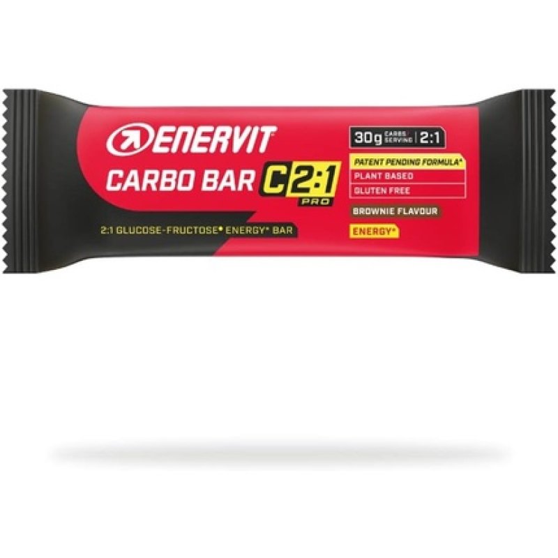 Enervit C2:1 Pro Carbo Bar Energy Bar Brownie Flavor 50g