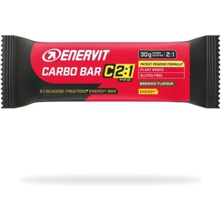 Enervit C2:1 Pro Carbo Bar Energy Bar Brownie Flavor 50g
