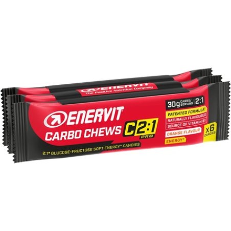 Enervit C2:1 Pro Carbo Chews Energy Gummies