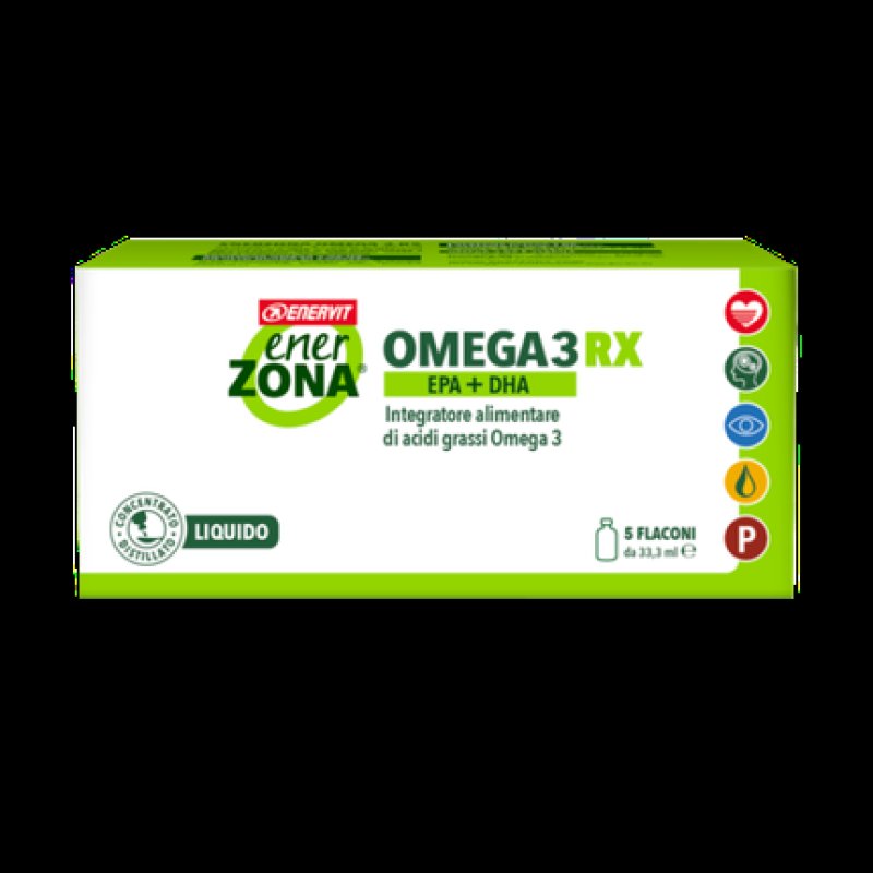 Omega 3 Rx Liquid Enervit EnerZona 33.3ml - Pack of 5