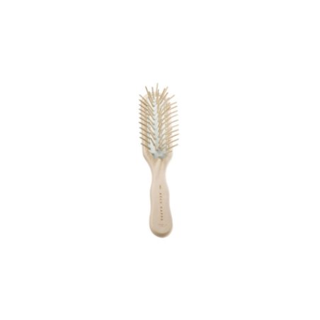 Acca Kappa Rectangular Pneumatic Brush With Rounded Wooden Pins