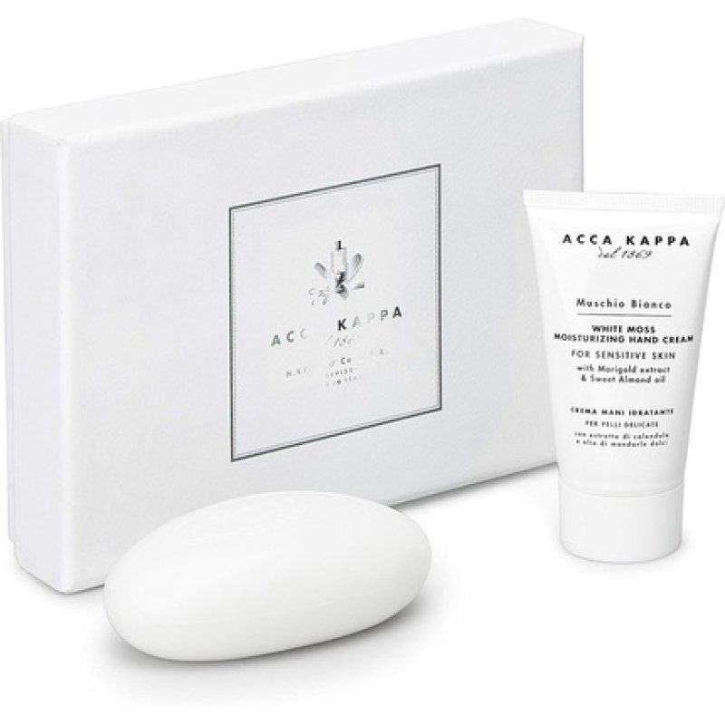 Acca Kappa White Moss Gift Set Hand Cream 75ml and Soap 150g