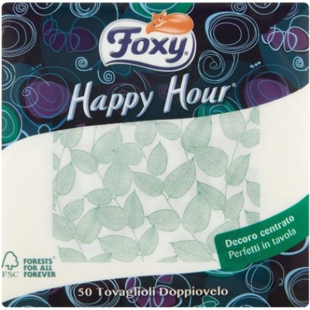 Foxy 2-Ply Napkins Happy Hour X50