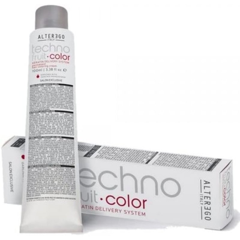 Alterego Techno Fruit Color 6/3 Keratin System PPD Free 100ml Golden Light Blonde
