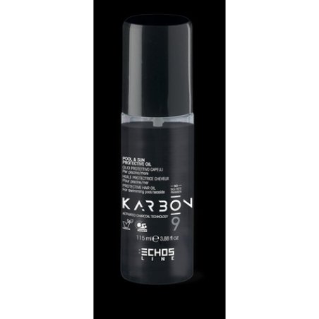 Echosline Karbon 9 Pool and Sun Protective Activated Charcoal Hair Oil 115ml