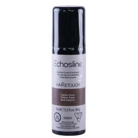 Echosline Hairetouch Dark Brown Instant and Temporary Root Corrector 75ml Chestnut 75.00g