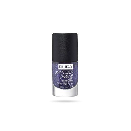 PUPA Milano Lasting Color Peel-Off vernis à ongles 4 ml Violet Colle pailletée
