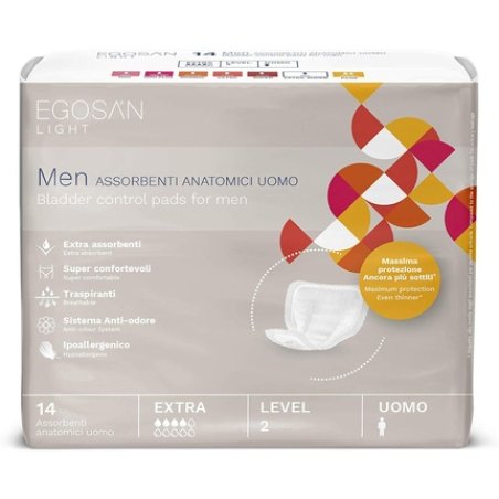 Egosan Man Level 2 Light Incontinence 14 Pads 290g