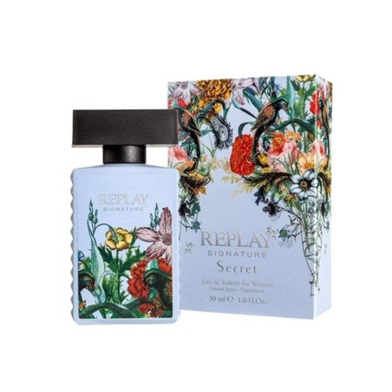 REPLAY Signature Secret for Women Eau de Toilette - Floral Citrus Scent 30ml Bottle