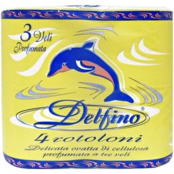 Delfino XP04080/4 Toilet Paper Roll - Pack of 4