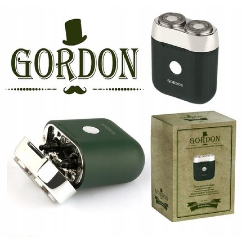 D429 Gordon Travel Shaver for Beard and Scalp
