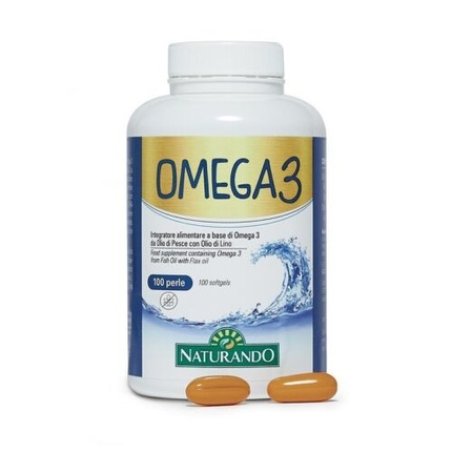 NATURANDO Omega 3 Cholesterol Levels Supplement 100 Pearls