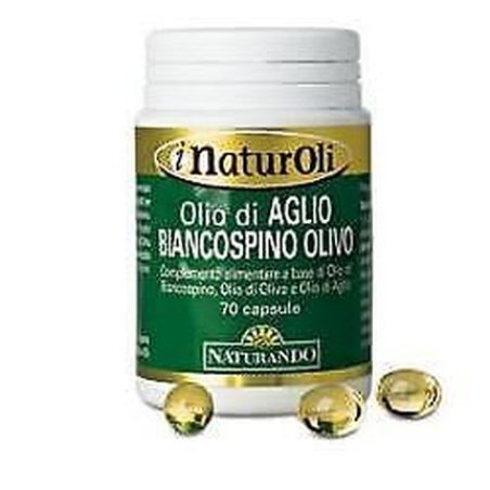 Naturando Hawthorn and Olive Oil Dietary Supplement 70 Capsules