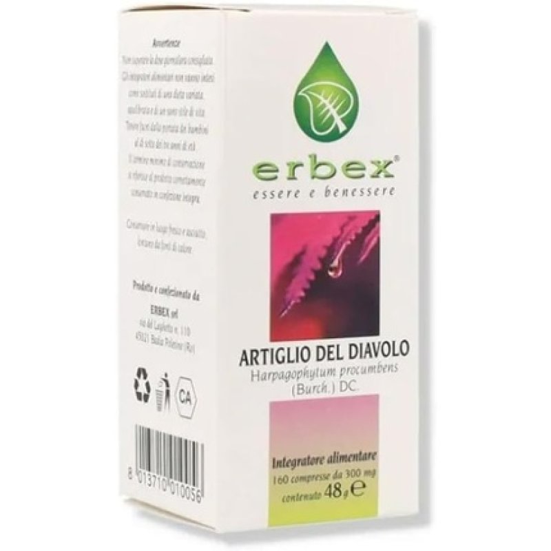 Artiglio Diavolo Herbal Supplement 160 Tablets