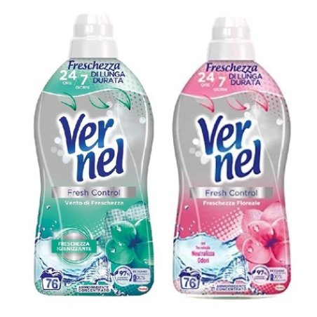 Vernel Fabric Softener 1900 ML Conc76 Mis Fresh Mist