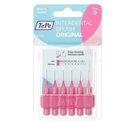 TePe Interdental Brush 0.4mm Pink - Pack of 6