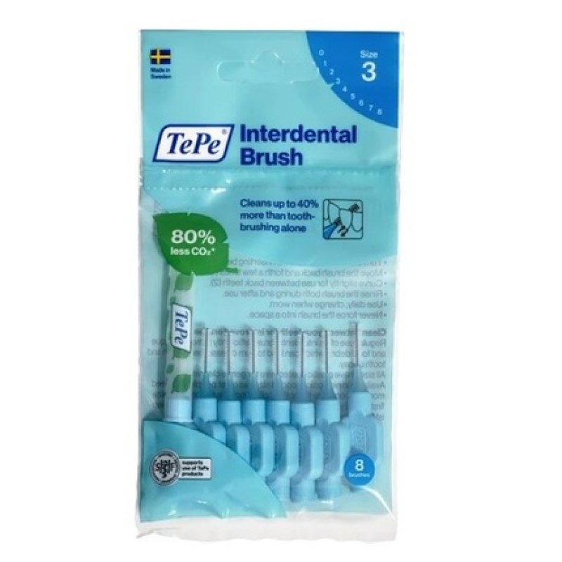 TePe Original Interdental Brushes 0.6mm Blue 8pcs