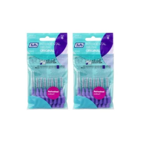 TePe Interdental Brushes 1.1mm Purple Size 6 Original
