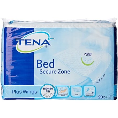 Tena Bed Plus Wings 80x180cm Pack of 20 Sheets 20 Count